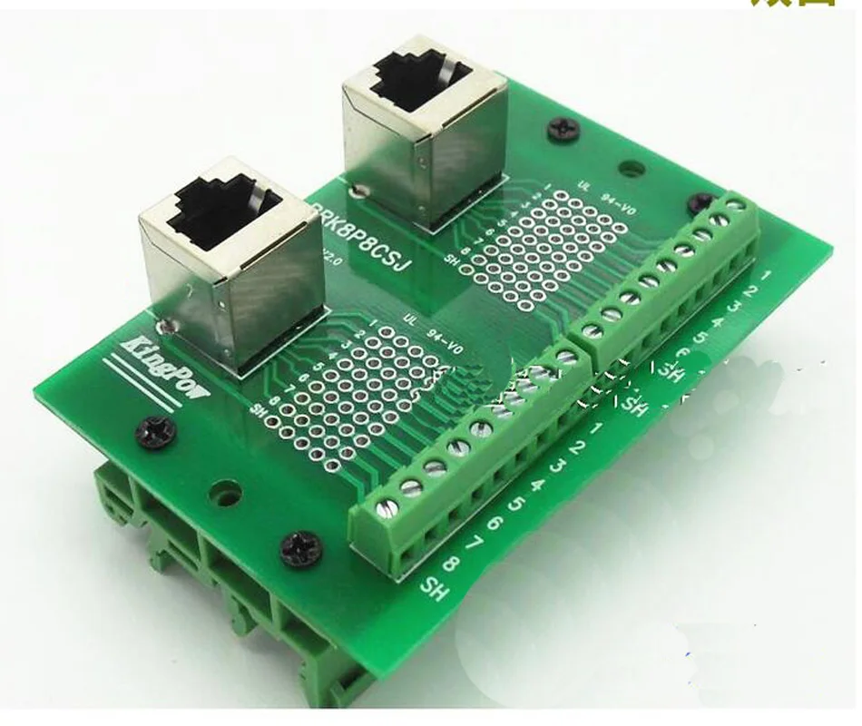 Ethernet pcb connector