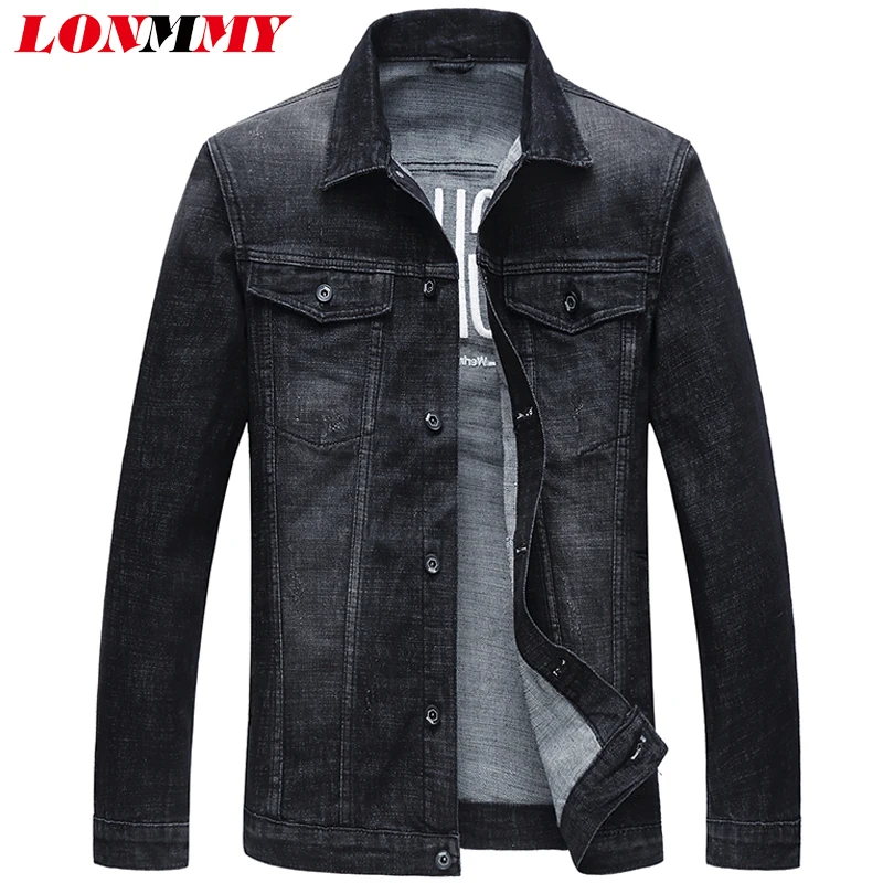 LONMMY 6XL Denim jacket for men Hip hop streetwear men jaqueta Jeans jacket mens bomber windbreaker Outerwear jaquetas masculina LONMMY 6XL Denim jacket for men Hip hop streetwear men jaqueta Jeans jacket mens bomber windbreaker Outerwear jaquetas masculina