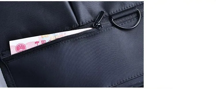 2015 New Portable Anti Theft Nylon Bag Travel Hidden Wallet Underarm Money Pouch Men Shoulder Phone Bags
