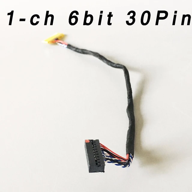 1Ch 6-Bit 30pins Universal Driver Board Screen Cable LVDS - AliExpress