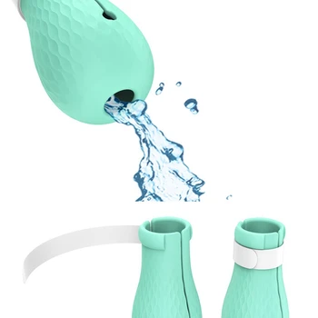 

Silicone 4 Pcs/lot Pet Shose Anti-Scratch Cat Shoes Boots Adjustable Cat Paw Medical Protector For Home Bathing Shaving