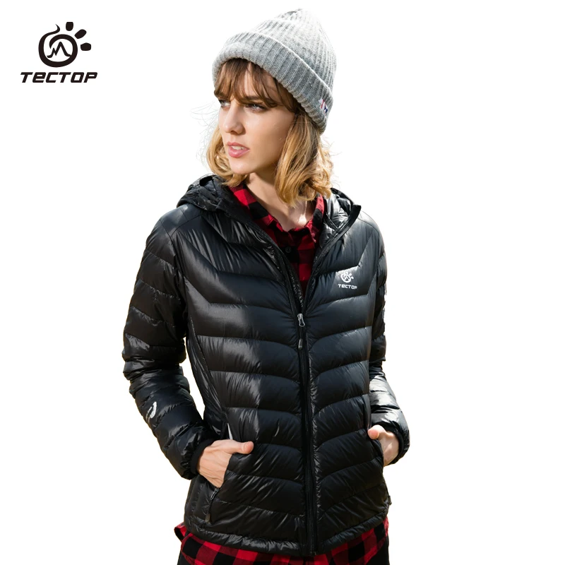Tectop Winter down Jackets female Ultra light 90% Duck Down warm waterproof Outdoor camping hiking Down coat for women цена Tectop Winter down Jackets female Ultra light 90% Duck Down warm waterproof Outdoor camping hiking Down coat for women цены онлайн