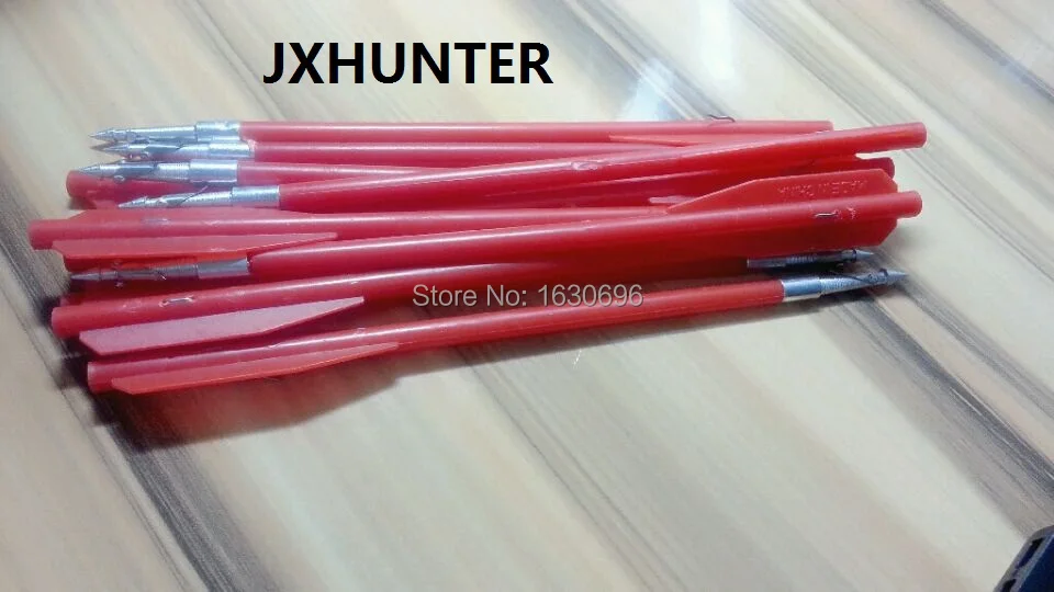 

10pieces fish hunting bolts 6.6" crossbow fishing bolts in red color