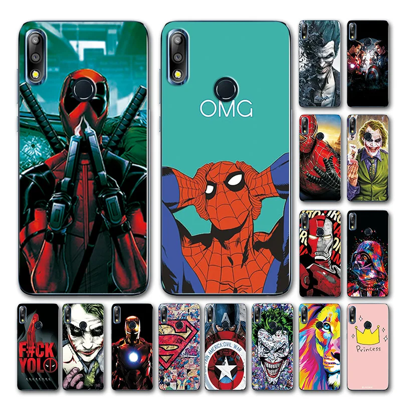 

YOUVEI Novelty Phone Case For ASUS Zenfone Max Pro M2 ZB631KL Marvel Avengers TPU Case Cover For Asus Zenfone Max M2 ZB633KL