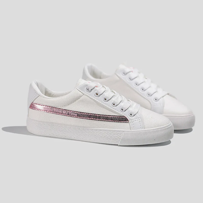 

2018 autumn new fashion simple and versatile flat canvas shoes women comfortable breathable casual shoes.