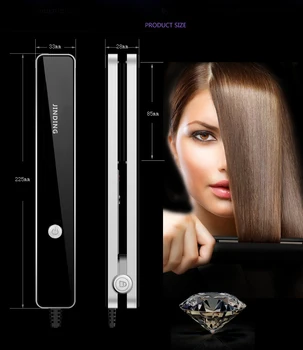 

Free Shipping Anion Hair straightener comb hair Brush with ceramic coating beauty care Iron healthy beauty GMR27