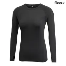 Yoga Gym Tights Women’s winter fleece Long Sleeves Shirts Tops Dry Quick Running Breathable Sportwear Fitness Clothes Ladys Tops