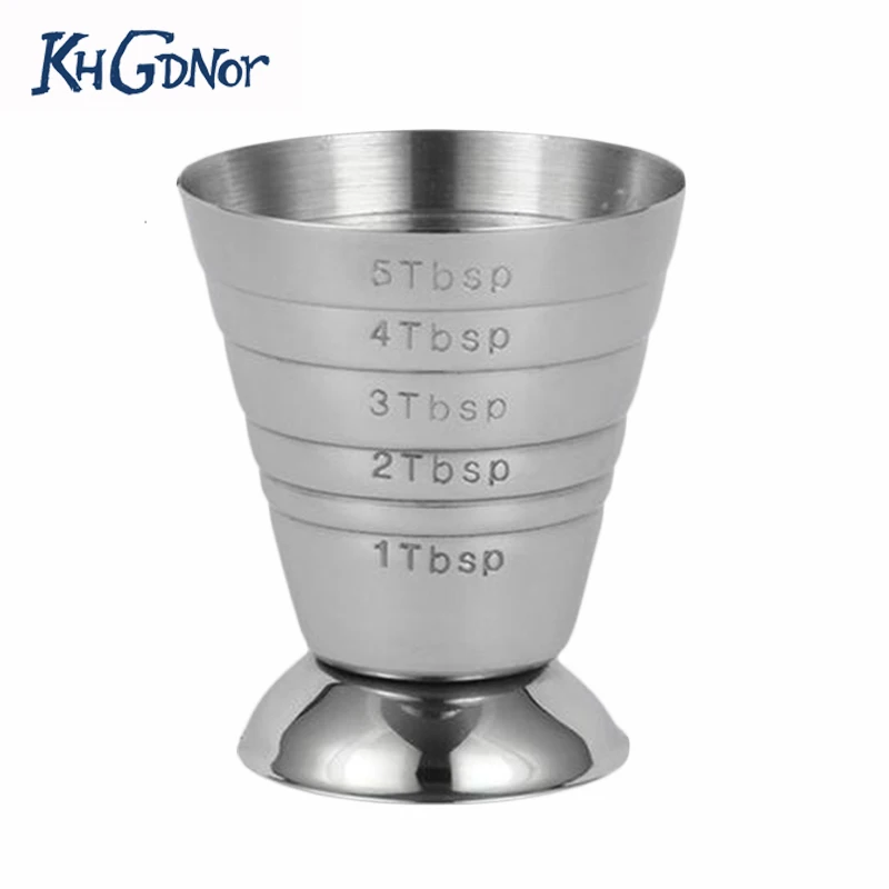 Stainless Steel Measuring Shot Cup Ounce Jigger Bar Cocktail Drink