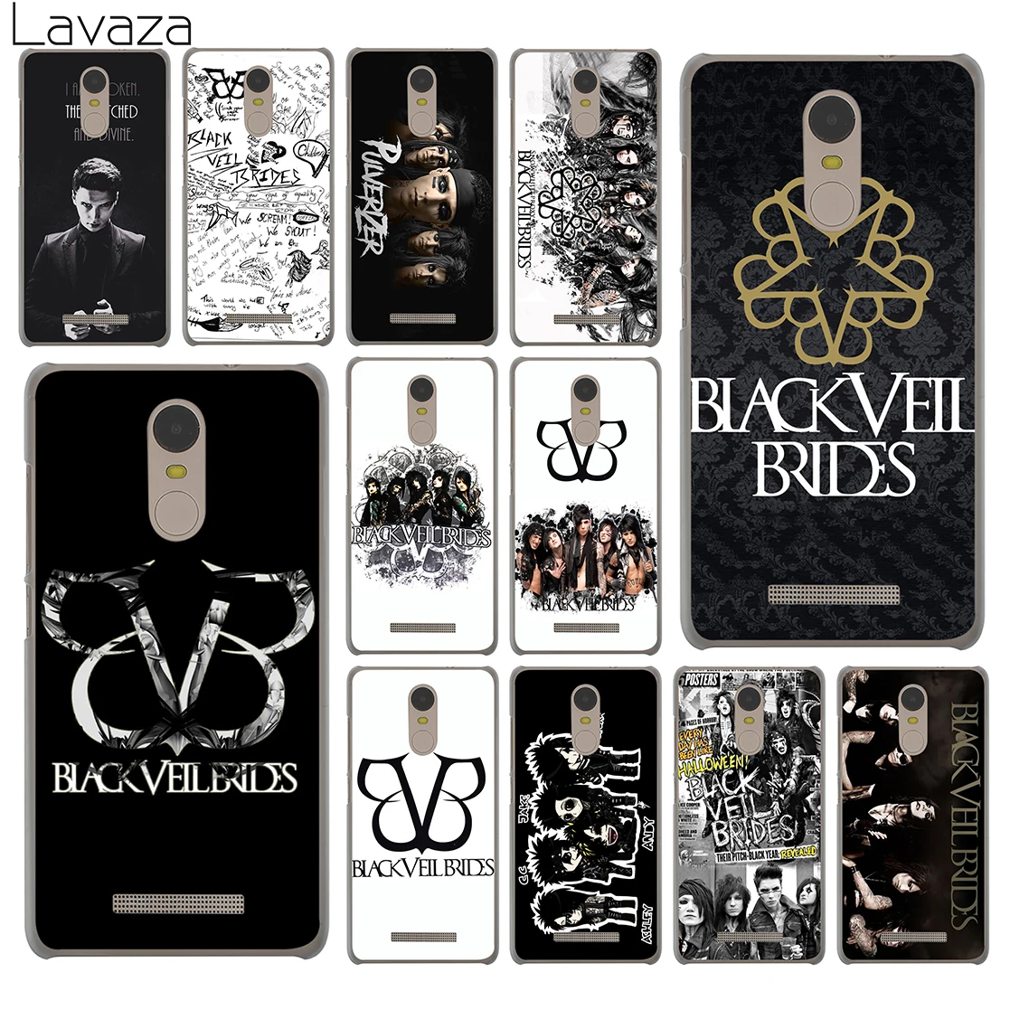 

Lavaza Black Veil Brides BVB Hard Phone Case for Xiaomi Redmi K20 7A 6A 4A GO S2 Note 8 7 5 4 4X 6 Pro Plus Cover