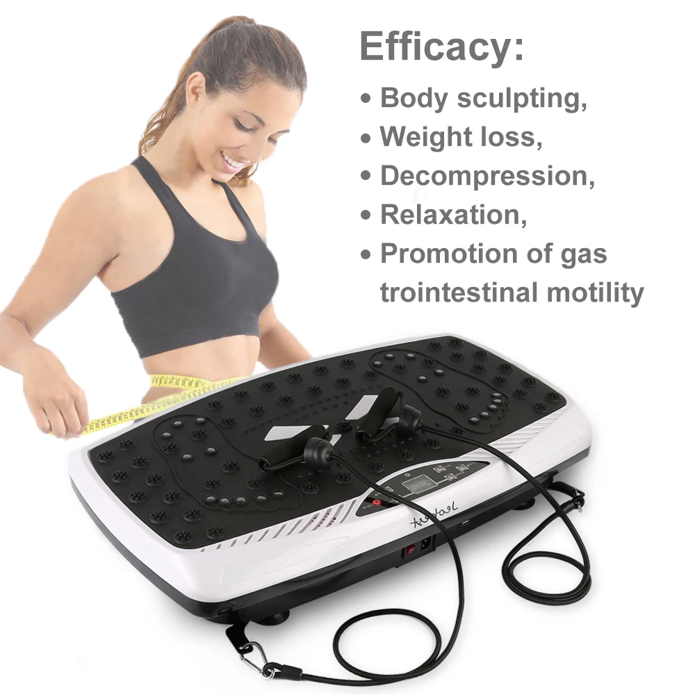 Crazy Exercise Fit Massage Vibration Platform Slim Fitness Equipment