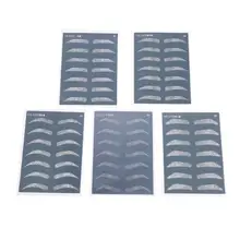 5 шт. силиконовые татуировки подготовки кожи татуаж бровей Skin Практика татуировки Поддельные Практика Татуировка Поставки Microblading инструмент