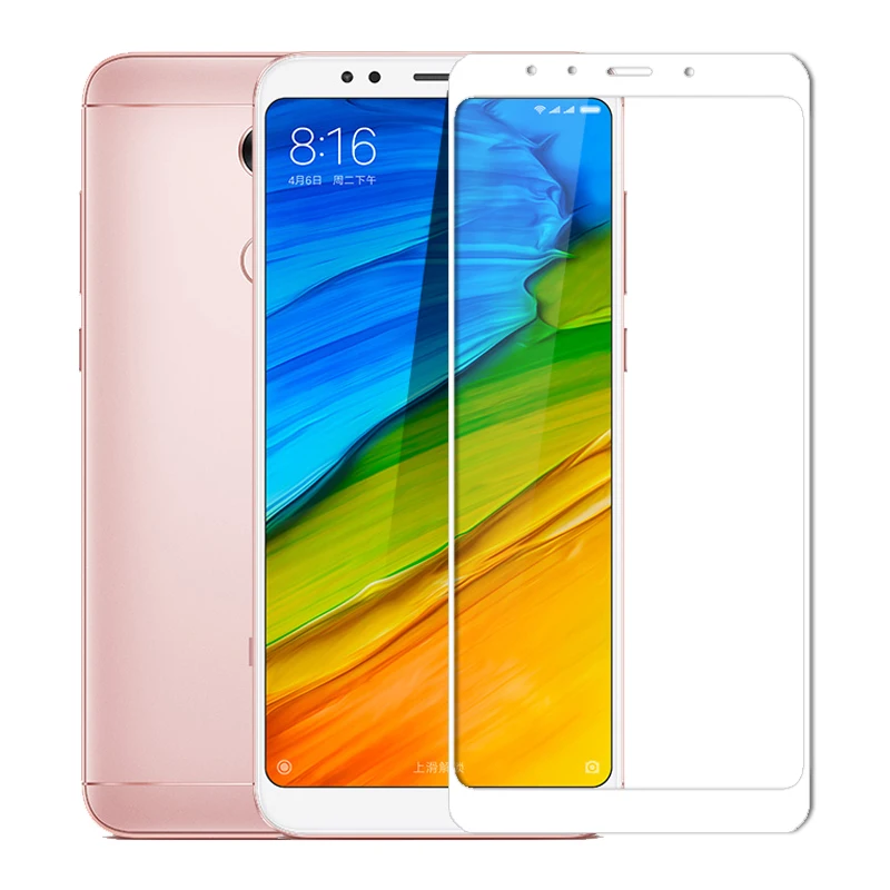 Полное покрытие из закаленного стекла для Xiaomi Redmi Note 5 Global Note5A Prime Pro защита экрана на xiomi Redmi 5A 5 Plus GLAS Sklo