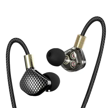 

New YINJW P8 6DD In Ear Earphone 6DD Unit DIY HIFI Monitor Printing Customized Earphone Headset Free Shipping