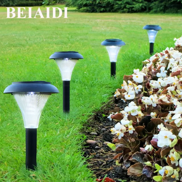 Beiaidi 6pcs Outdoor Solar Ed Garden Lawn Light Waterproof Beiaidi 6pcs Outdoor Solar Ed Garden Lawn Light Waterproof Pathway Lantern Spotlight Counyard Fence Patio Landscape
