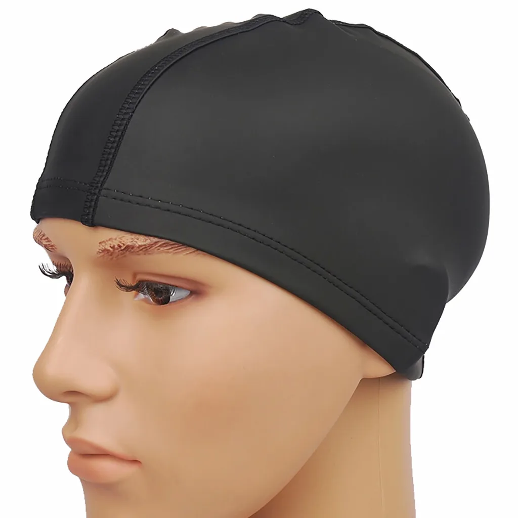 

Swimming Cap Unisex Mens Women Adult Swimming Pool Accessories Bathing Hat Cap Nylon Fabric Fit Elastic Coati Swimming Hat