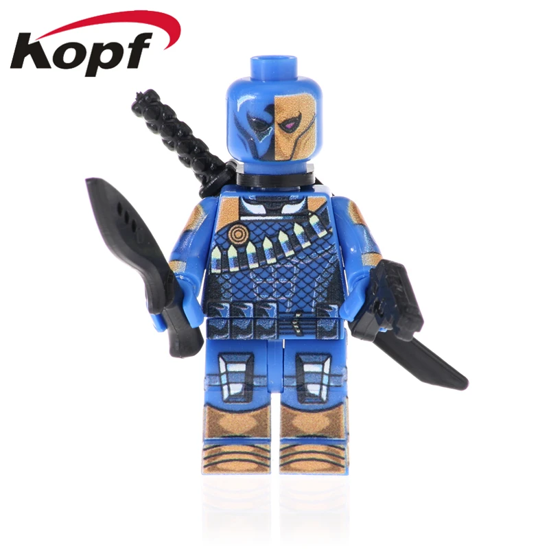 50 шт. PG1412 Супер Герои чудо-женщина Дэдпул Deathstroke строительные блоки кирпичи цифры для обучения Кукла игрушка-подарок для детей