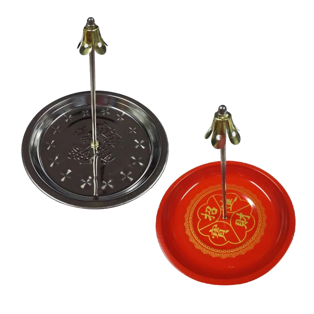2 Sizes Included Adjustable Incense Holder Burner Plate For Sandal Spiral Coil Incense