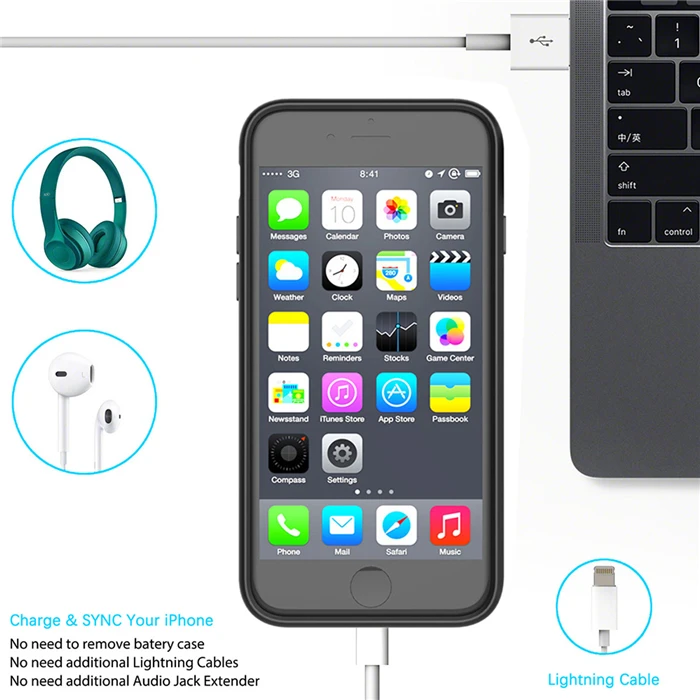 Новейший аккумулятор Egeedigi чехол для iPhone 5 5S SE 6 7 8 Plus X XR Xs Max резервная внешняя зарядка Powerbank крышка батареи