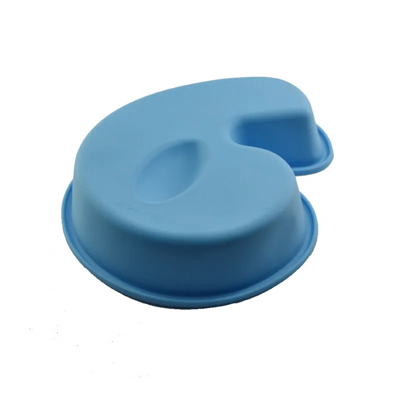 100% Food Grade Large Non-stick Silicone Number 6 9 Cake Mold Pan DIY Baking Tin Birthday Wedding Anniversary 6th 9th Cake Mould5