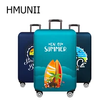 HMUNII дорожный багажный чехол спандекс чемодан защитный эластичный протектор сумка моющийся стрейч против царапин подходит 18-32 дюймов