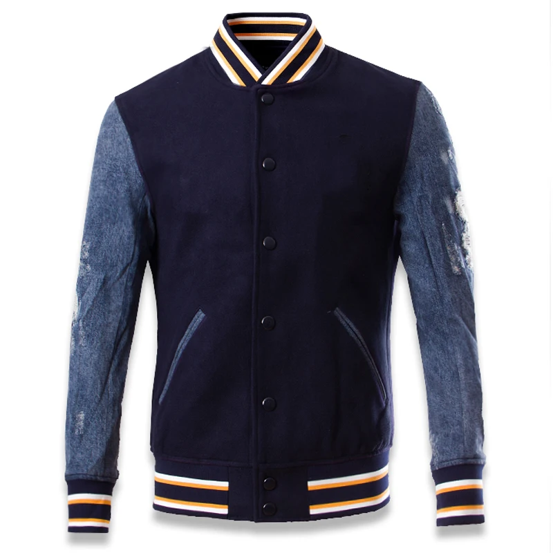 

Mens Jeans Coats European and American Style Cotton Patchwork Designer Male Jacket Overcoats Men 's Biker Jackets Spring C016