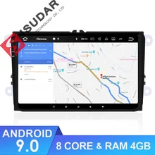 Isudar font b Car b font Multimedia Player GPS Android 9 For VW Golf Tiguan Skoda