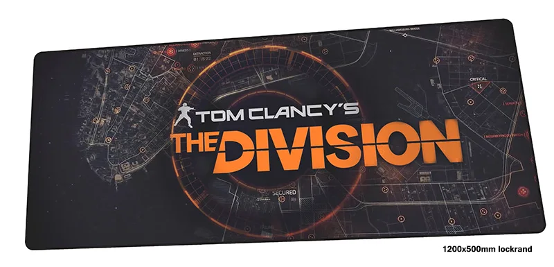 Tom clancy's The Division коврик для мыши 1200x500 мм, коврики для мыши, Персональный Игровой Коврик для мыши для геймера, заказной коврик для мыши s, клавиатура, ПК, коврик - Цвет: size 1200x500x2mm