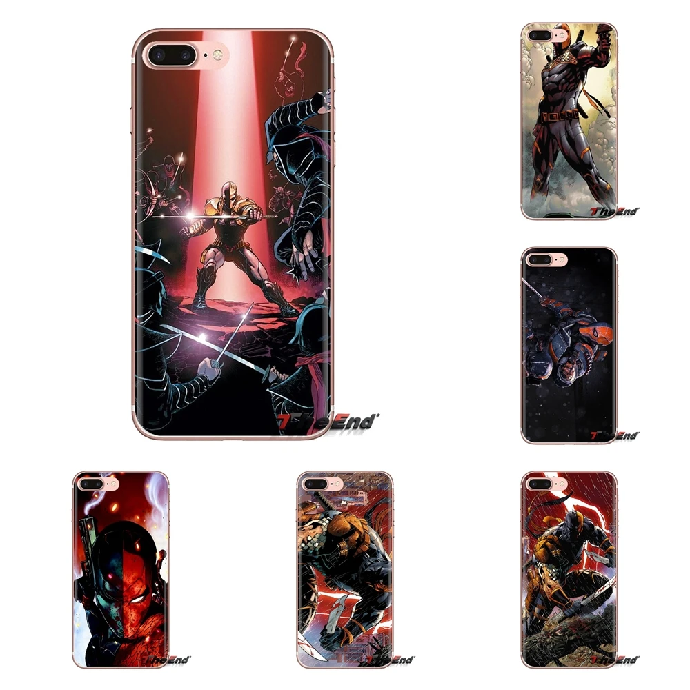 Deathstroke Terminator Slade Joseph для iPod Touch Apple iPhone 4 4S 5 5S SE 5C 6 6S 7 8 X XR XS Plus MAX прозрачные мягкие