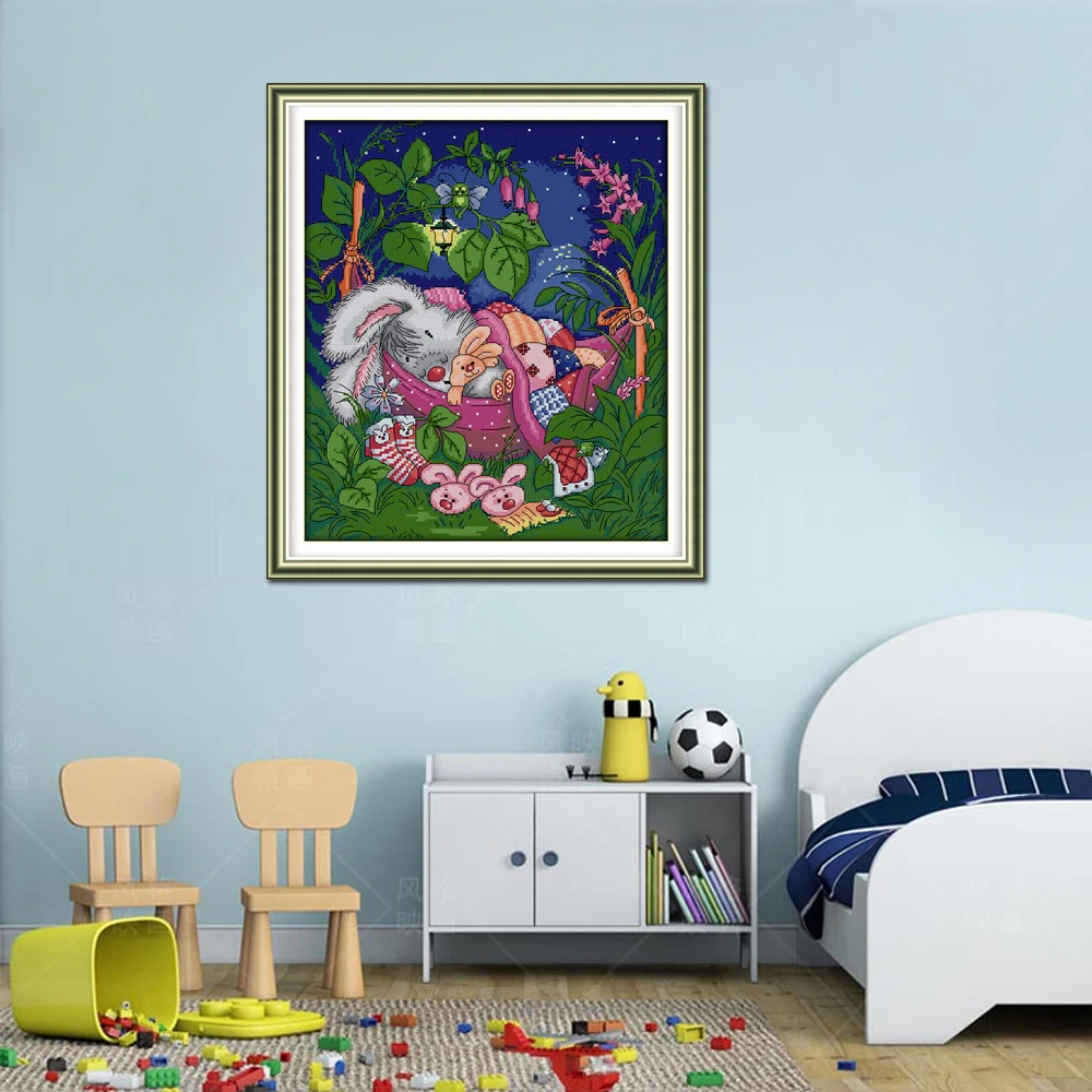 Joy Sunday Sleep My вышивка крестиком D941 14CT 11CT посчитано и отпечатанное праздничное