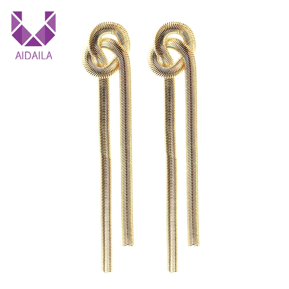 

women long chains earrings dangle drop high quality