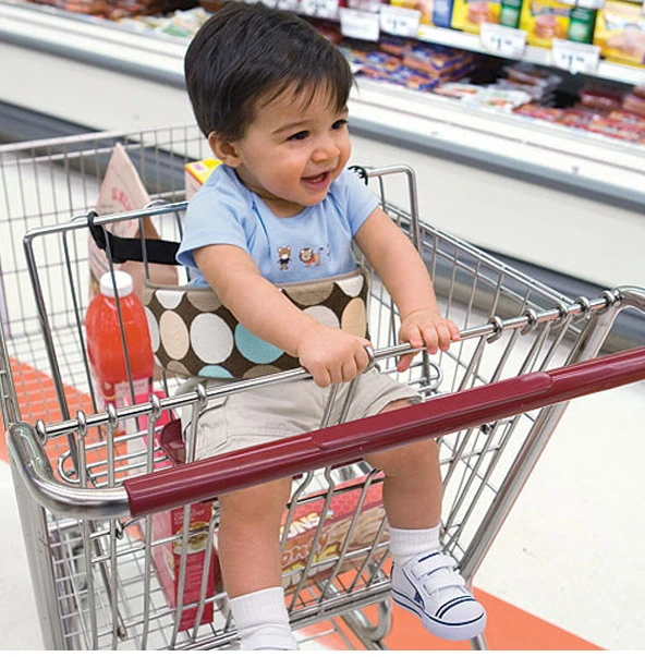 Baby shopping cart seat belts /Supermarket trolleys child restraints