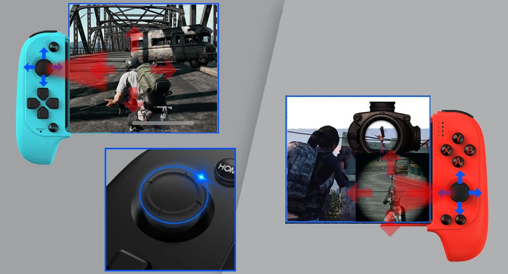 Saitake 2019 New STK-7007F for pubg  Mobile Legends Knives Out Rules of Survival Controller Android iOS
