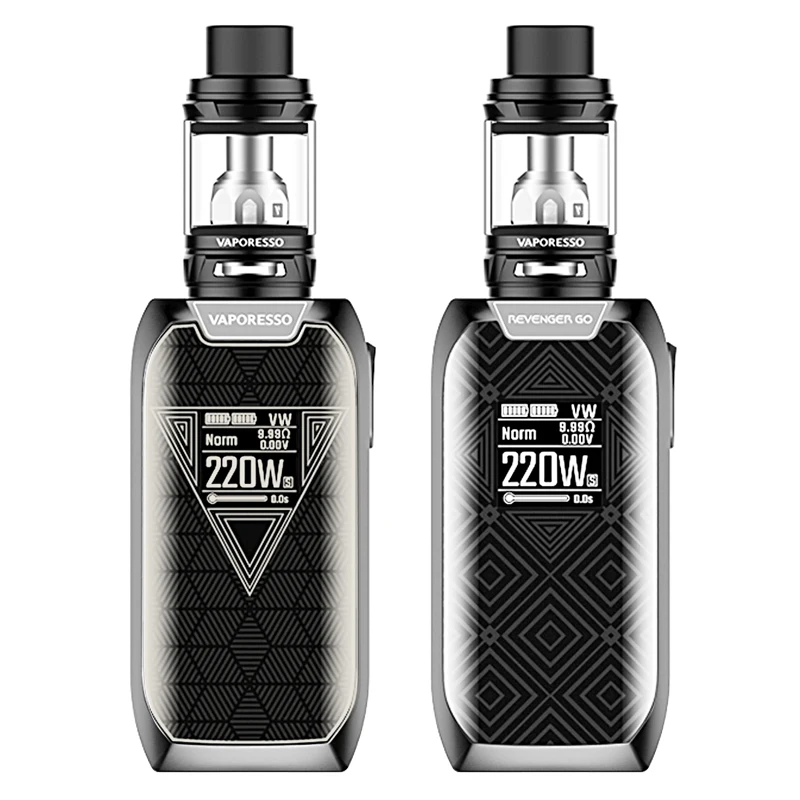 Vaporesso Revenger GO Kit 0 96 &quotOLED сенсорная кнопка с 220 Вт 5000 мАч распылитель NRG 5 мл бак