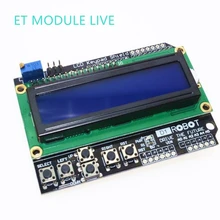 LCD Keypad Shield LCD1602 LCD 1602 Module Display For Arduino ATMEGA328 ATMEGA2560 raspberry pi UNO blue screen