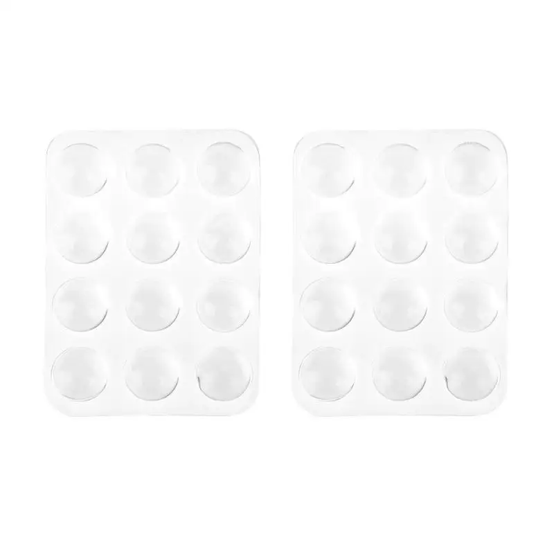 1set Door Buffer Pads Clear Non Slip Self Adhesive Bumper Rubber