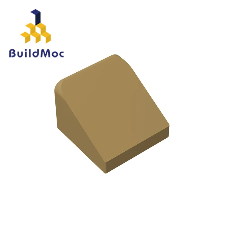 BuildMOC склон 30 1x1x2/3 кирпич Technic changever Catch для строительных блоков части DIY развивающие творческие подарочные игрушки - Цвет: M0690-37