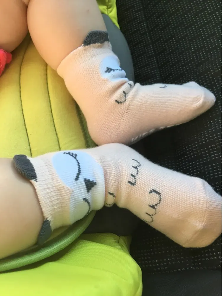Kacakid 10 пар/компл. Новинка весны Детские носки милые носки для новорожденных с нескользящей подошвой с мультяшными ушками хлопковые носки унисекс