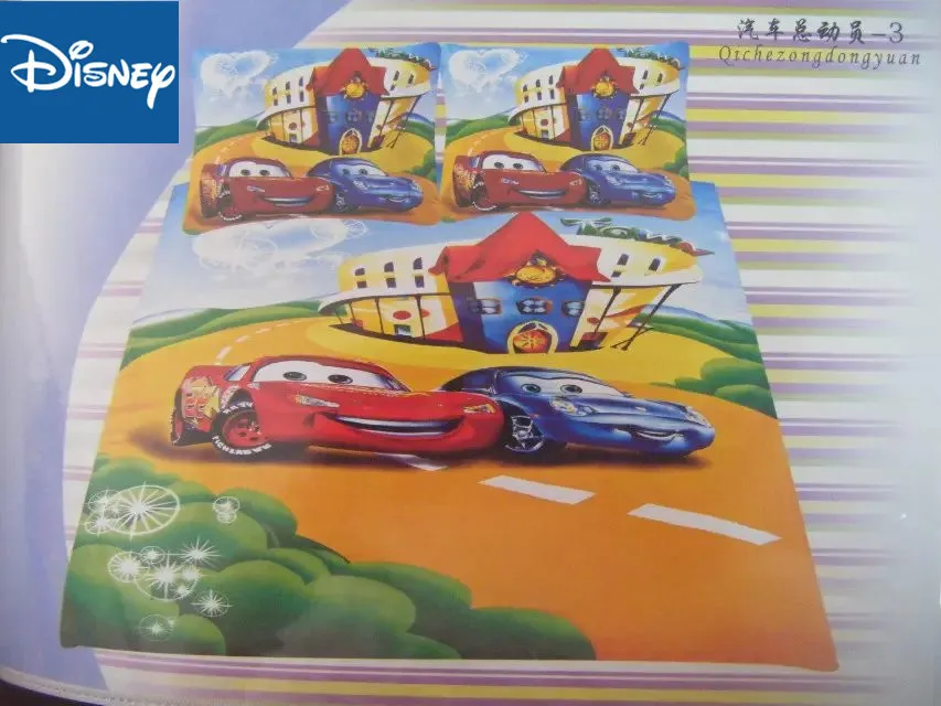 Disney lightning mcqueen набор постельного белья для мальчиков с машинками одного размера