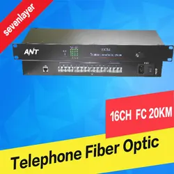 16Ch telephone to fiber optic converter PCM Voice over Fiber Optic fxs/fxo to fiber optic converter 1ch 100M Ethernet 16Ch telephone to fiber optic converter PCM Voice over Fiber Optic fxs/fxo to fiber optic converter 1ch 100M Ethernet