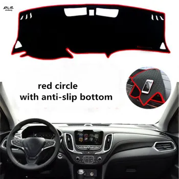 

Free shipping 1set for 2017-2018 Chevrolet Chevy Equinox car stickers car accessories car Dashboard Shade obstacle avoidance pad