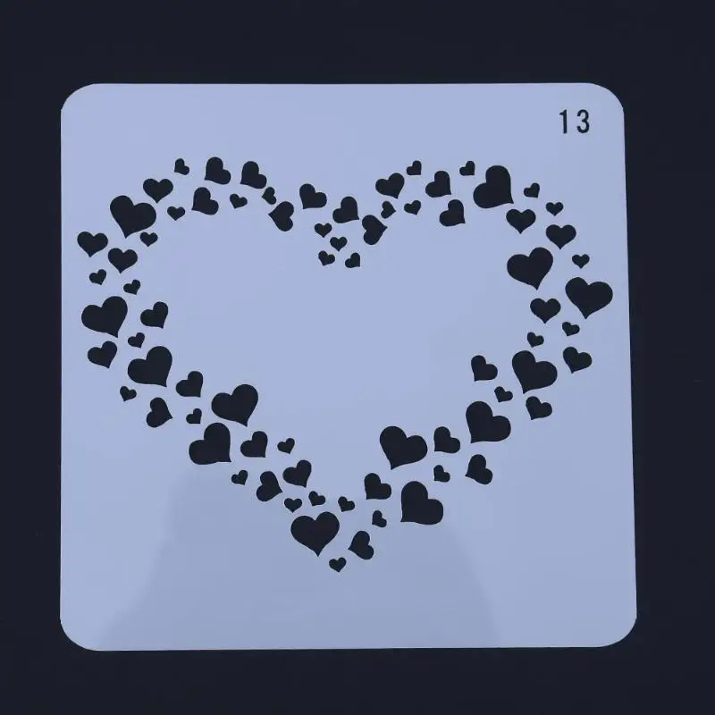 

Elaborate Love Heart Photo Album Embossing Paper Crafts Decoration Layering Stencils For Scrapbooking Painting Template Stamps