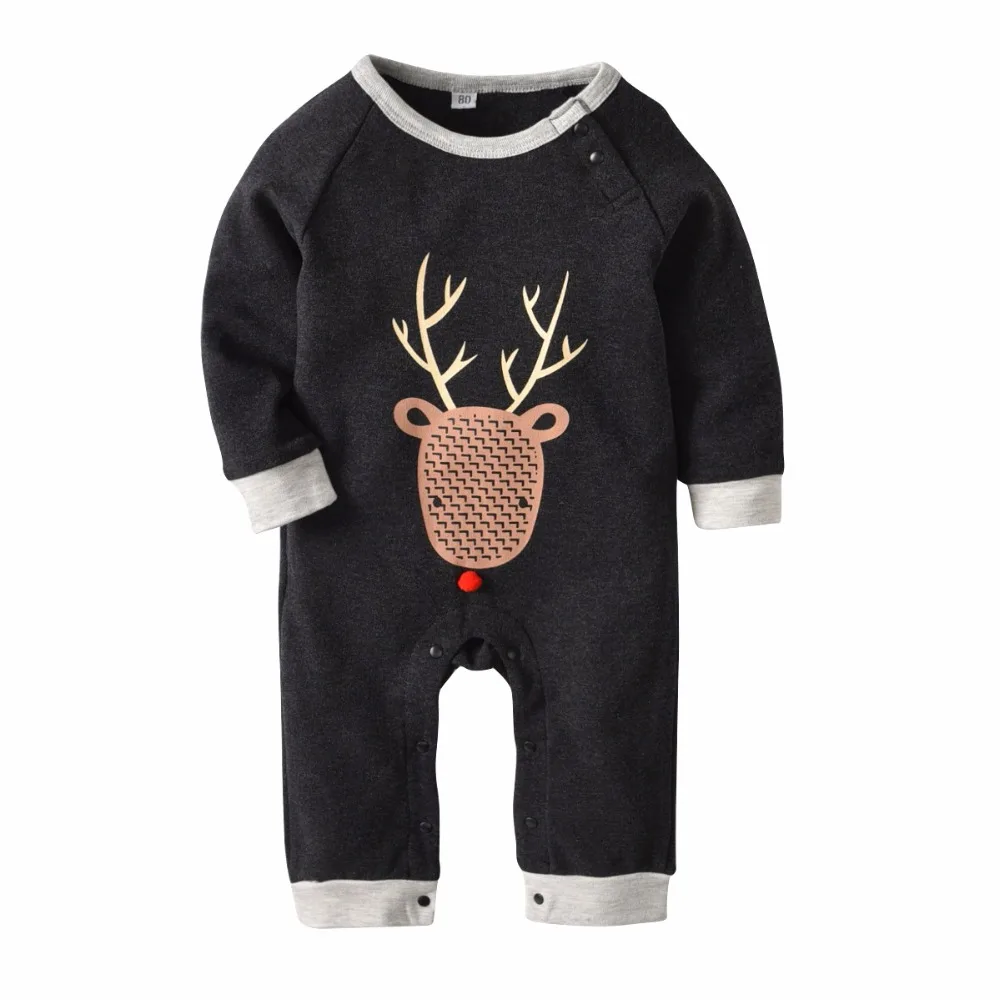 

Baby Girls Boys Clothing Cotton Newborn Child Rompers Long-Sleeved Cartoon Print For 6-24 Months