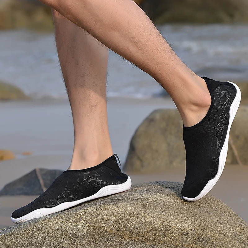 أحذية ماء الرجال النساء أكوا أحذية في الهواء الطلق أحذية الشاطئ زائد حجم بيرفوت رياضة الصيد سباحة متعددة الوظائف الأحذية