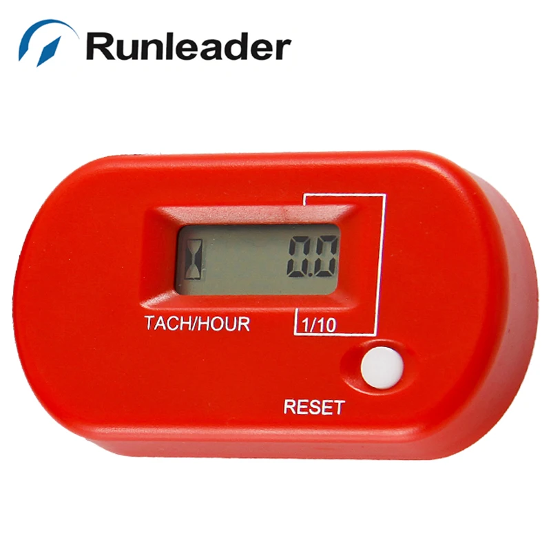 10 pcs/lot Free shippingTachometer resettable record Max RPM hour meter