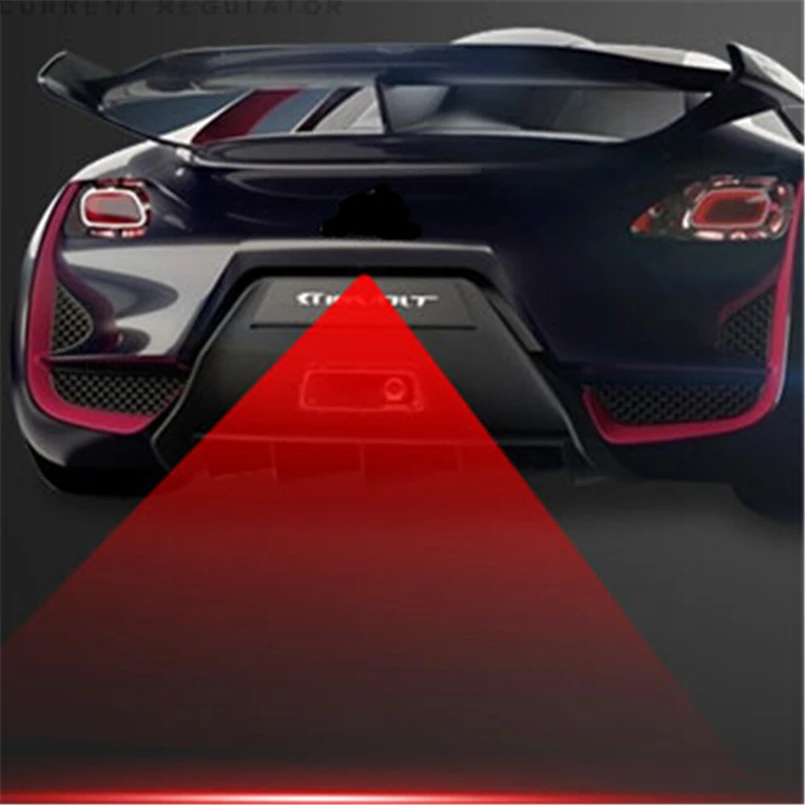 

Car Styling Tail Laser Fog Lamp Safety Warning Lights For Hyundai Tucson Veloster Santa Fe Veracruz Mistra Rohens AZERA Avante