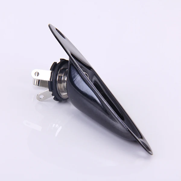 Black Stratocasters Boat Style Plate Input Output Jack For Electric Guitar Accessories