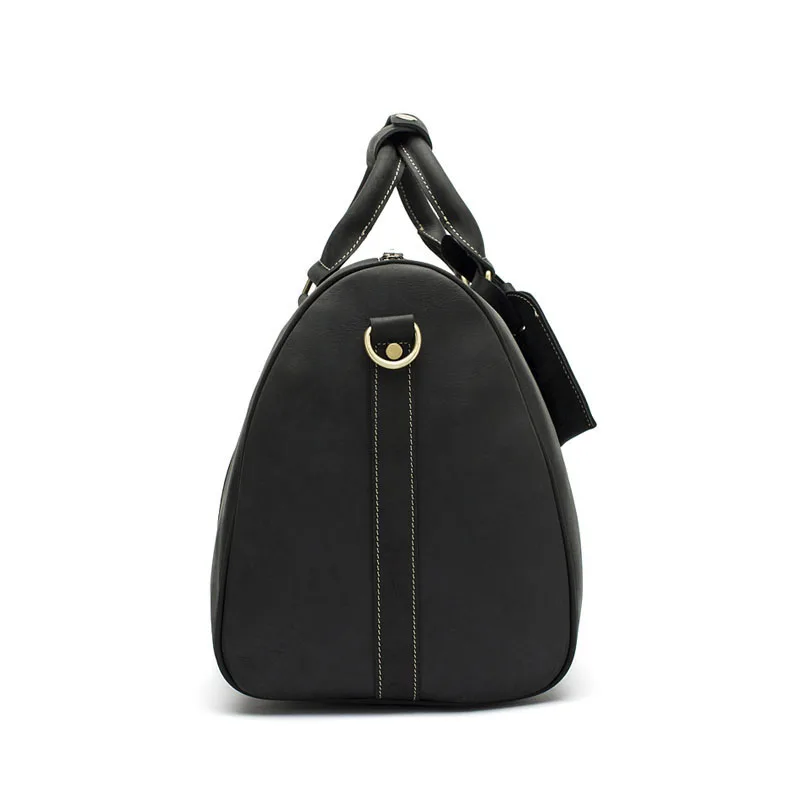 Echte Business Männer Reisetasche Custom Retro Crazy Horseskin Große-kapazität schulter Tasche Tragbare Leder Duffel messenger Taschen