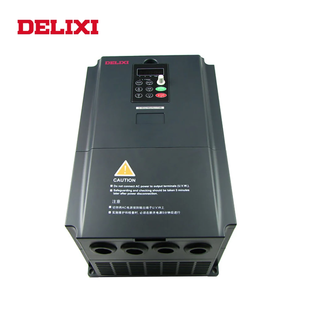 DELIXI переменного тока с частотно регулируемым приводом 380V 7.5kw 3 фазы вход выход