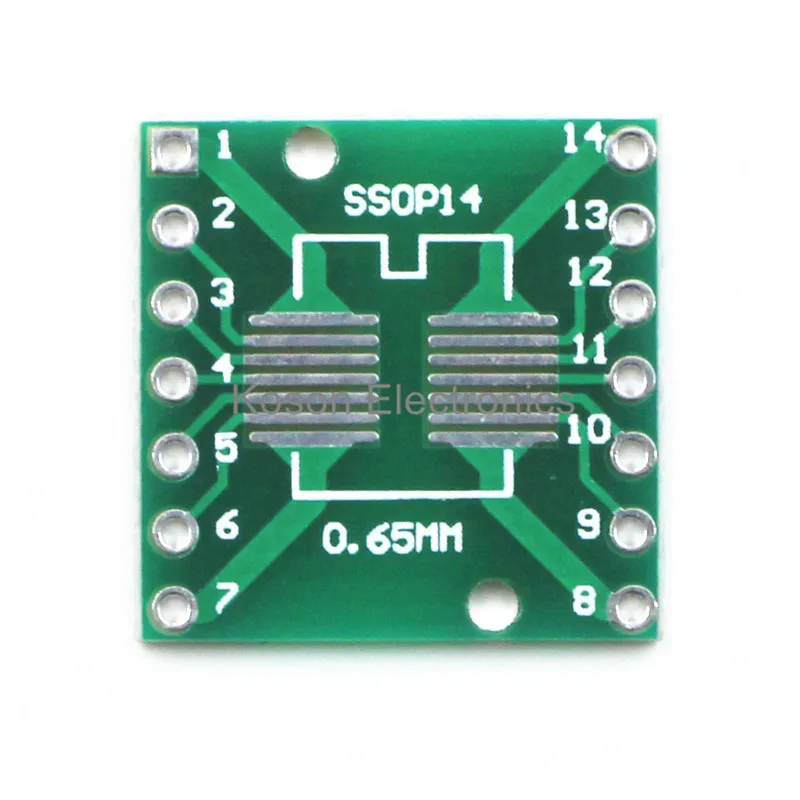 10 шт. Pinboard TSSOP14 SSOP14 SOP14 к DIP14 14pin IC адаптер гнездо адаптера пластины PCB