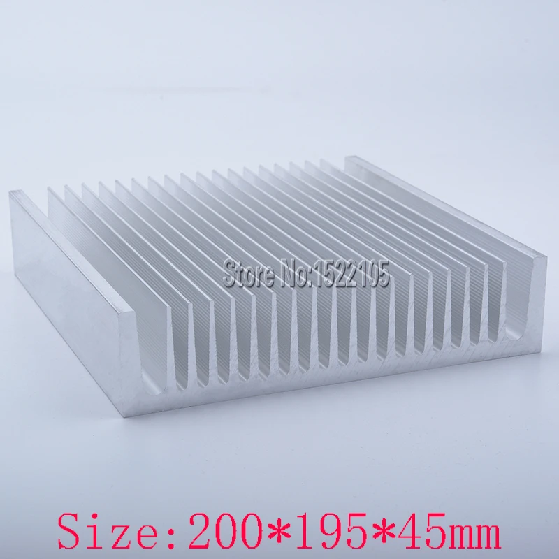 Buy Heatsink 200x195x45mm industrial Aluminum heatsink